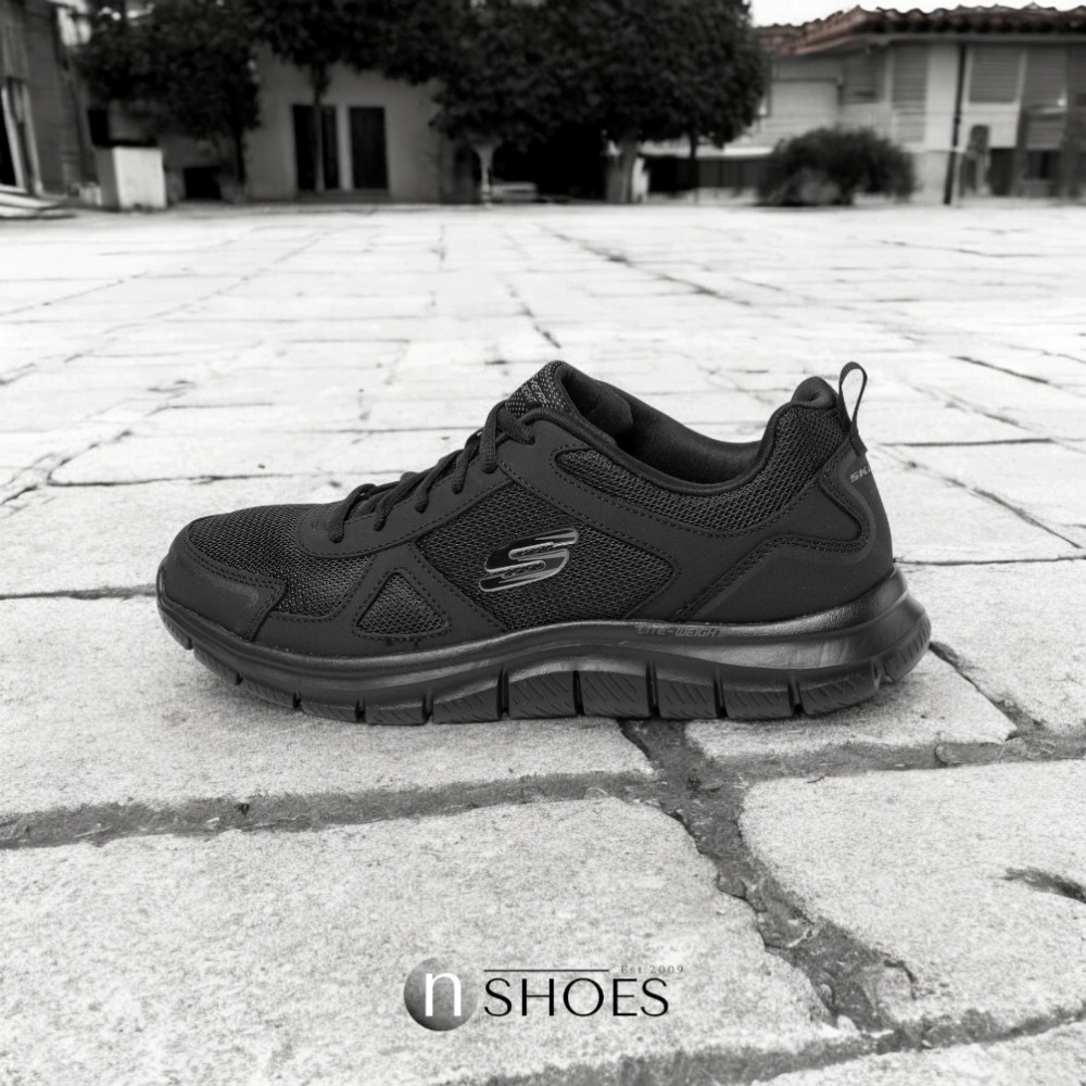 Мужские черные кроссовки Skechers Scloric 52631 BBK модель 5782