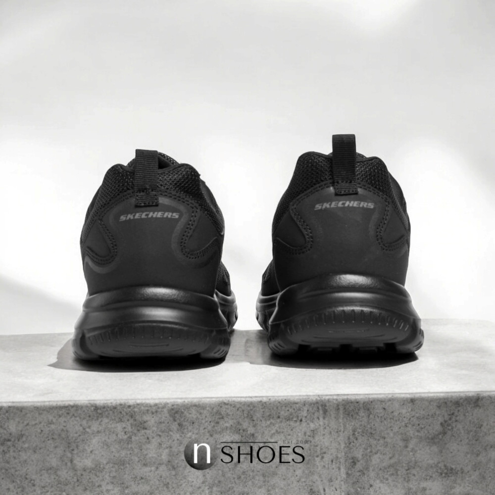 Мужские черные кроссовки Skechers Scloric 52631 BBK модель 5782