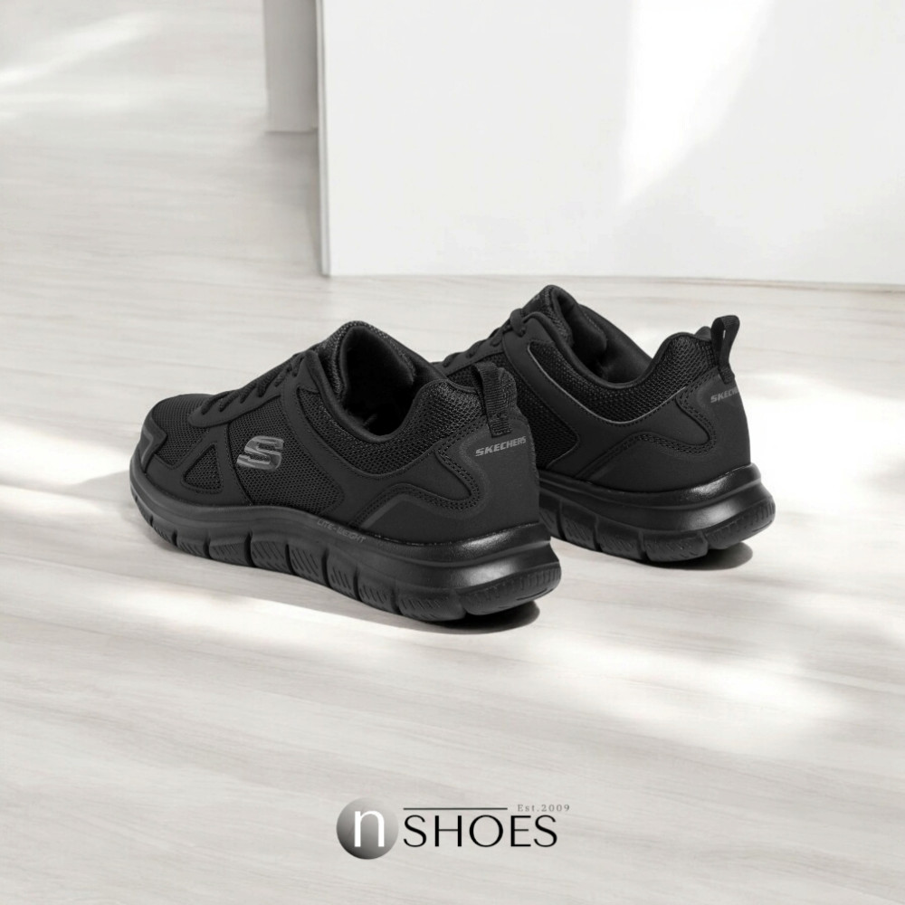 Мужские черные кроссовки Skechers Scloric 52631 BBK модель 5782