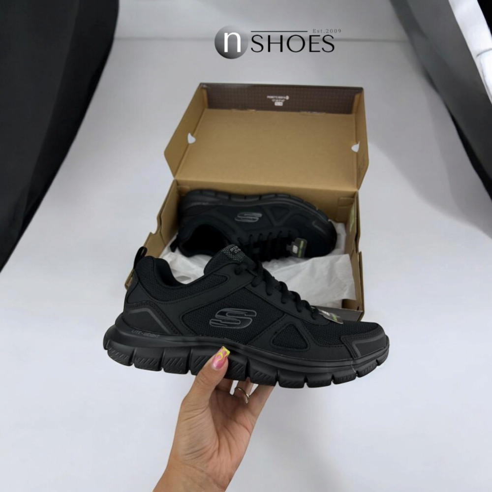 Мужские черные кроссовки Skechers Scloric 52631 BBK модель 5782