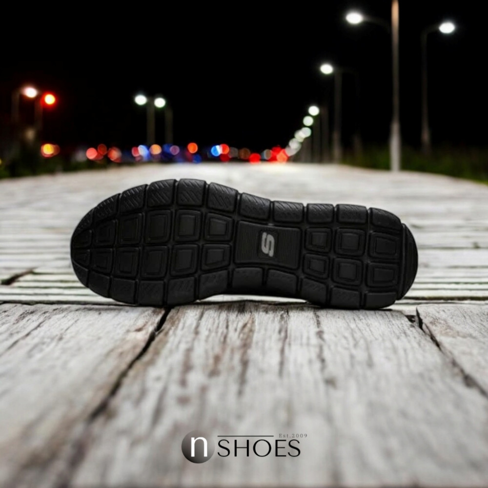 Мужские черные кроссовки Skechers Scloric 52631 BBK модель 5782