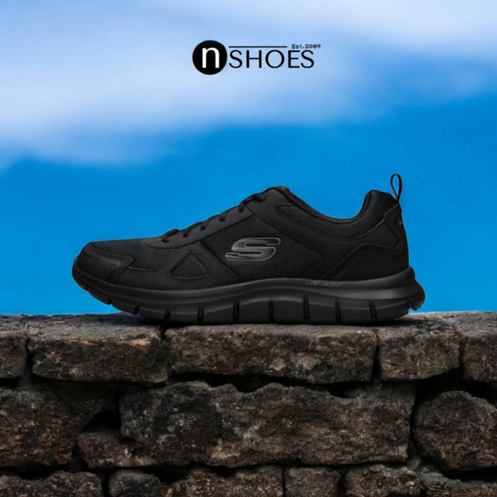 Мужские черные кроссовки Skechers Scloric 52631 BBK модель 5782