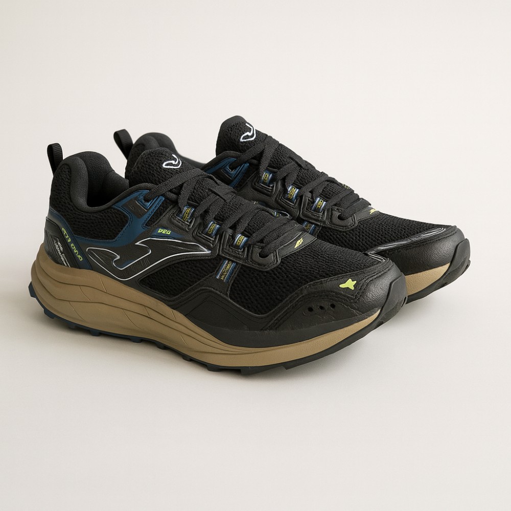 Чоловічі чорно-сині кросівки Joma Shock TKSHOW 2401 5783 для трейлраннінгу