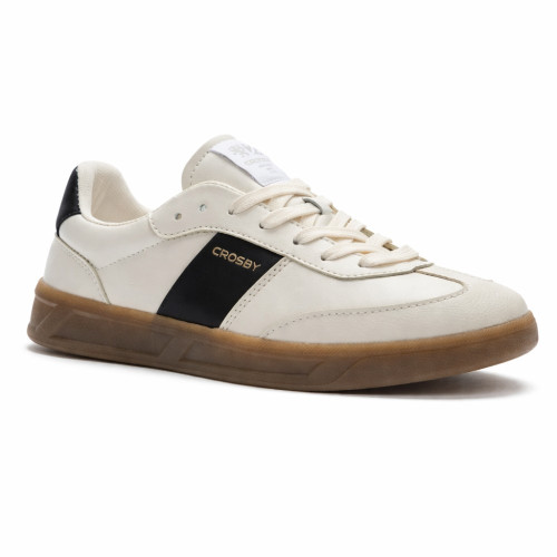 Мужские модные белые кроссовки CROSBY 457098-05-02W 5820 лайфстайл от британского бренда в стиле BOSS Brenta