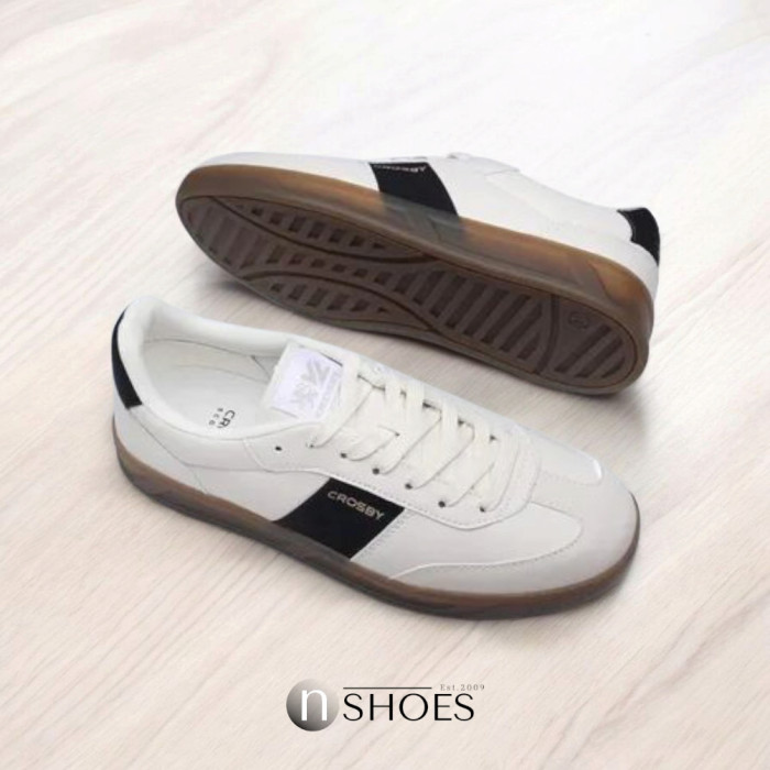 Чоловічі шкіряні демісезонні кросівки Crosby 457098-05-02W 5820 у стилі BOSS Brenta