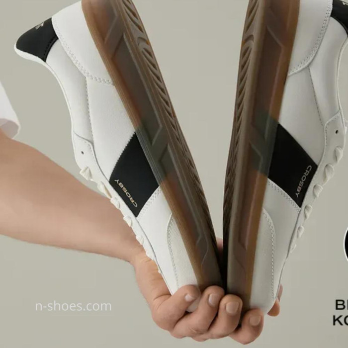 Чоловічі шкіряні демісезонні кросівки Crosby 457098-05-02W 5820 у стилі BOSS Brenta