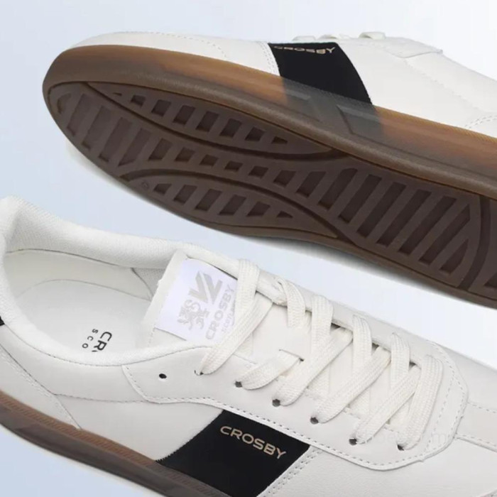 Чоловічі шкіряні демісезонні кросівки Crosby 457098-05-02W 5820 у стилі BOSS Brenta