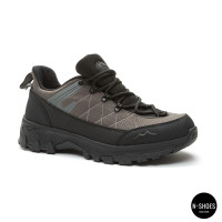 Men's GRUNBERG 157153-15-02 5822 sneakers — black and grey color