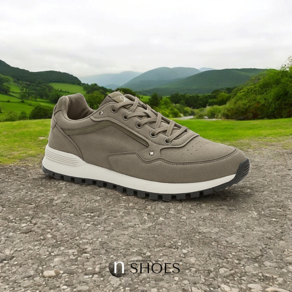 Чоловічі хакі кросівки GRUNBERG 157721 02-03E модель 5823