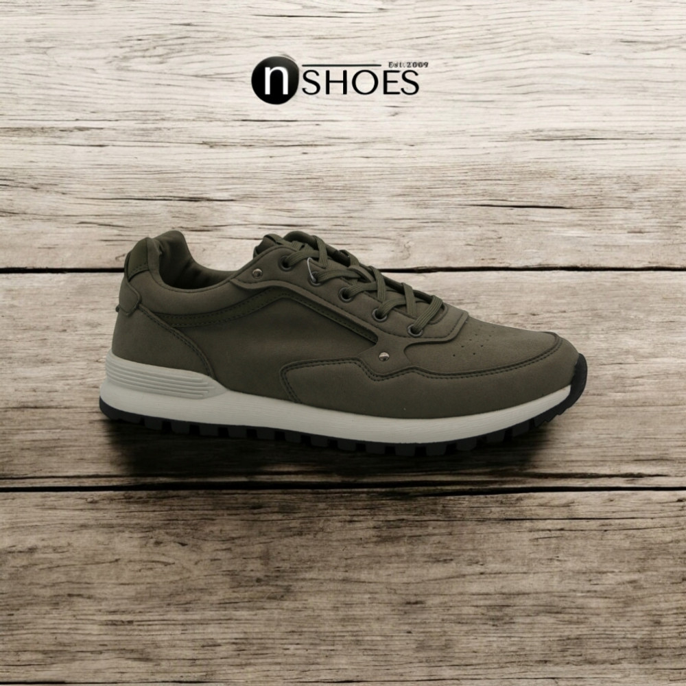 Чоловічі хакі кросівки GRUNBERG 157721 02-03E модель 5823