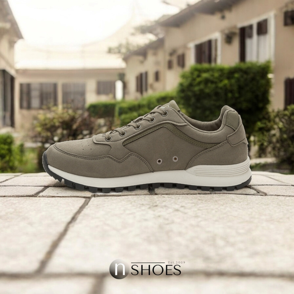 Чоловічі хакі кросівки GRUNBERG 157721 02-03E модель 5823