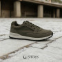 Чоловічі хакі кросівки GRUNBERG 157721 02-03E модель 5823
