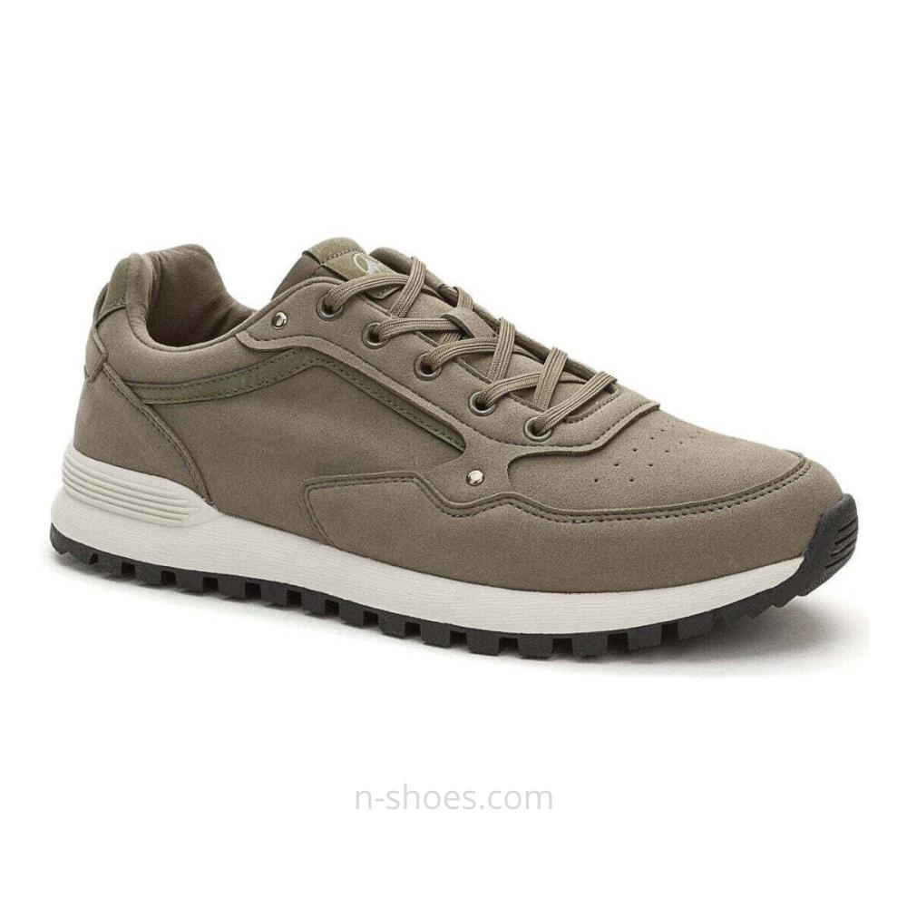 Чоловічі хакі кросівки GRUNBERG 157721 02-03E модель 5823