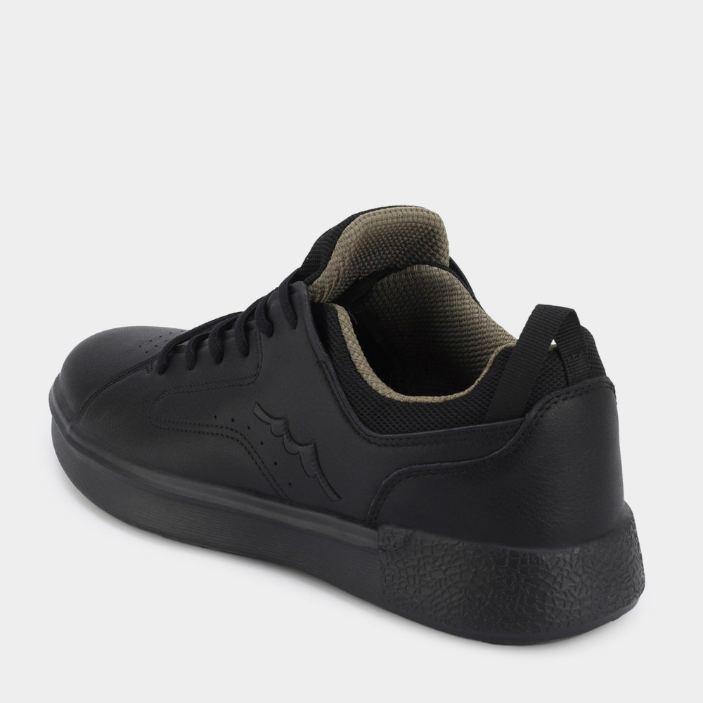 Мужские черные туфли-кроссовки GRUNBERG 157797 02-01E 5824 из натуральной кожи