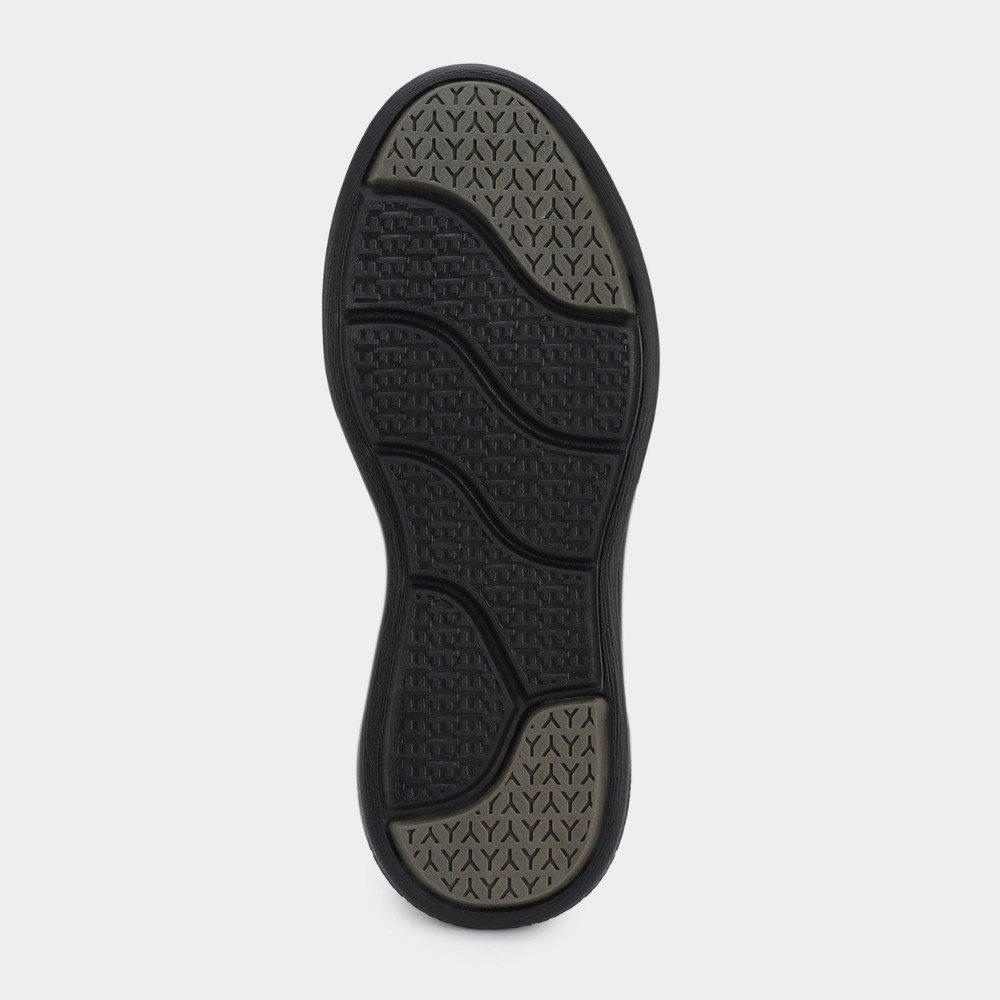 Мужские черные туфли-кроссовки GRUNBERG 157797 02-01E 5824 из натуральной кожи