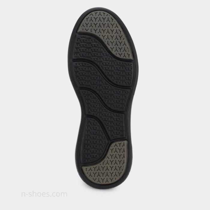 Мужские черные туфли-кроссовки GRUNBERG 157797 02-01E 5824 из натуральной кожи