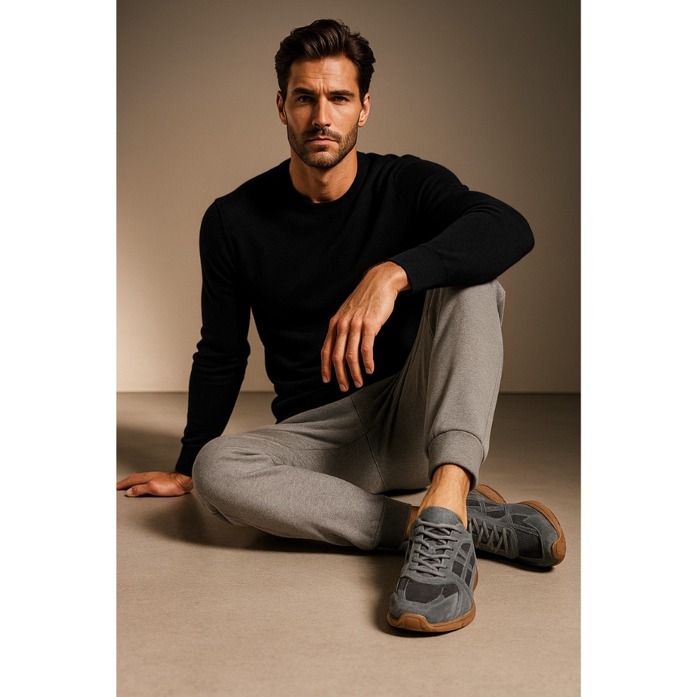 Мужские замшевые кеды KEDDO 857074 01-06E модель 5827