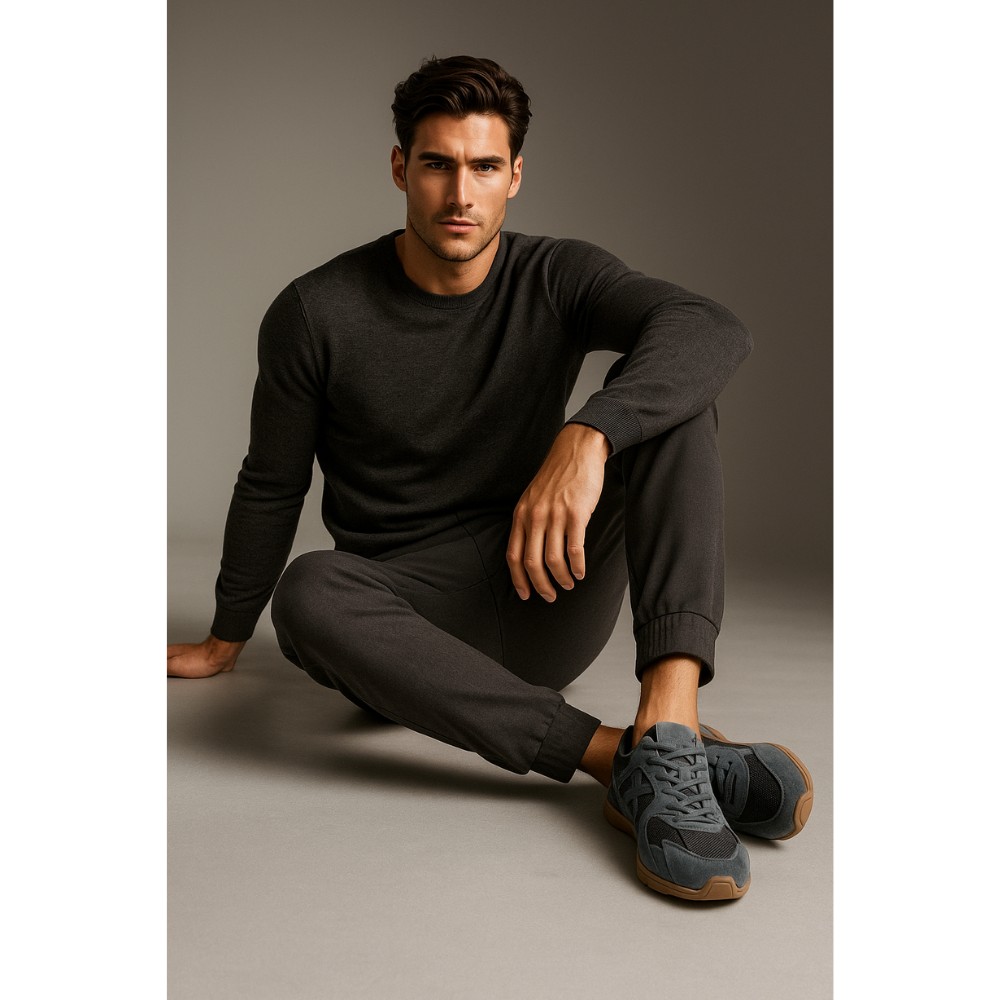 Мужские замшевые кеды KEDDO 857074 01-06E модель 5827