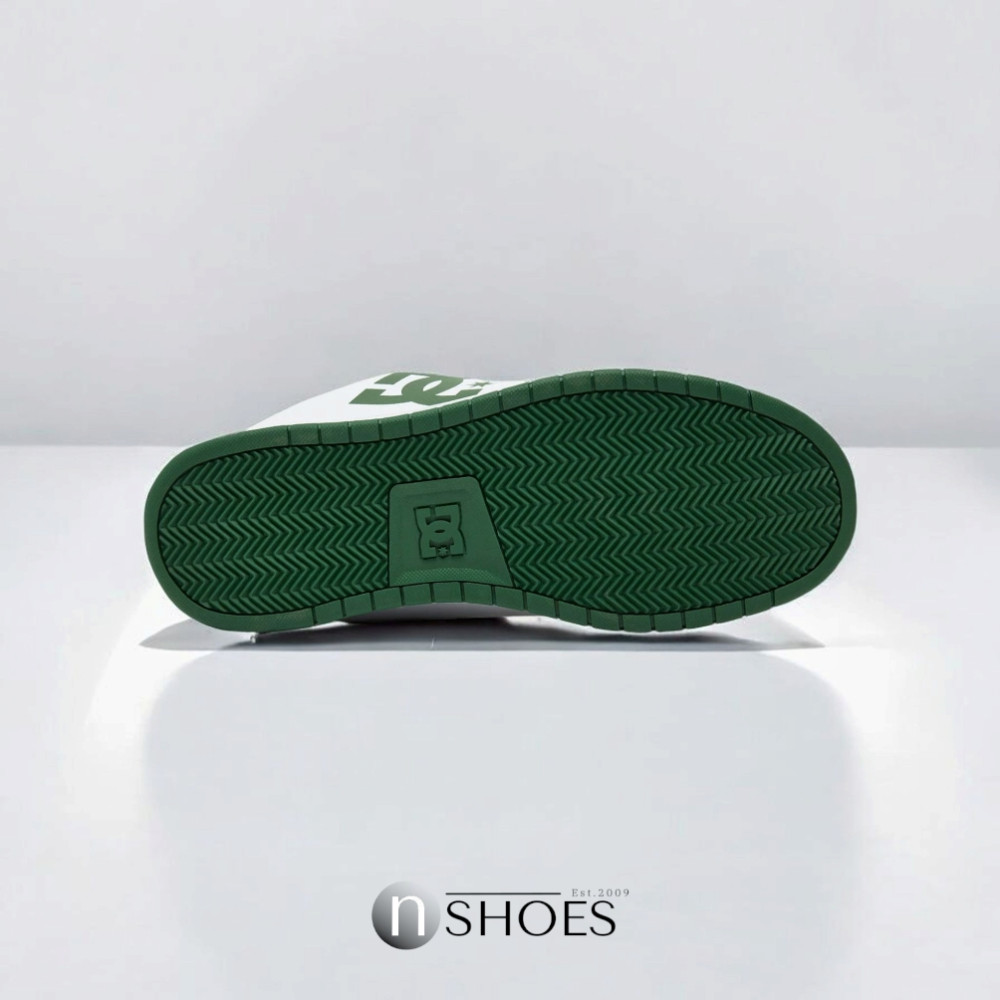 Мужские белые дутые кроссовки с большими шнурками хайтопы DC Gaveler модель 5899