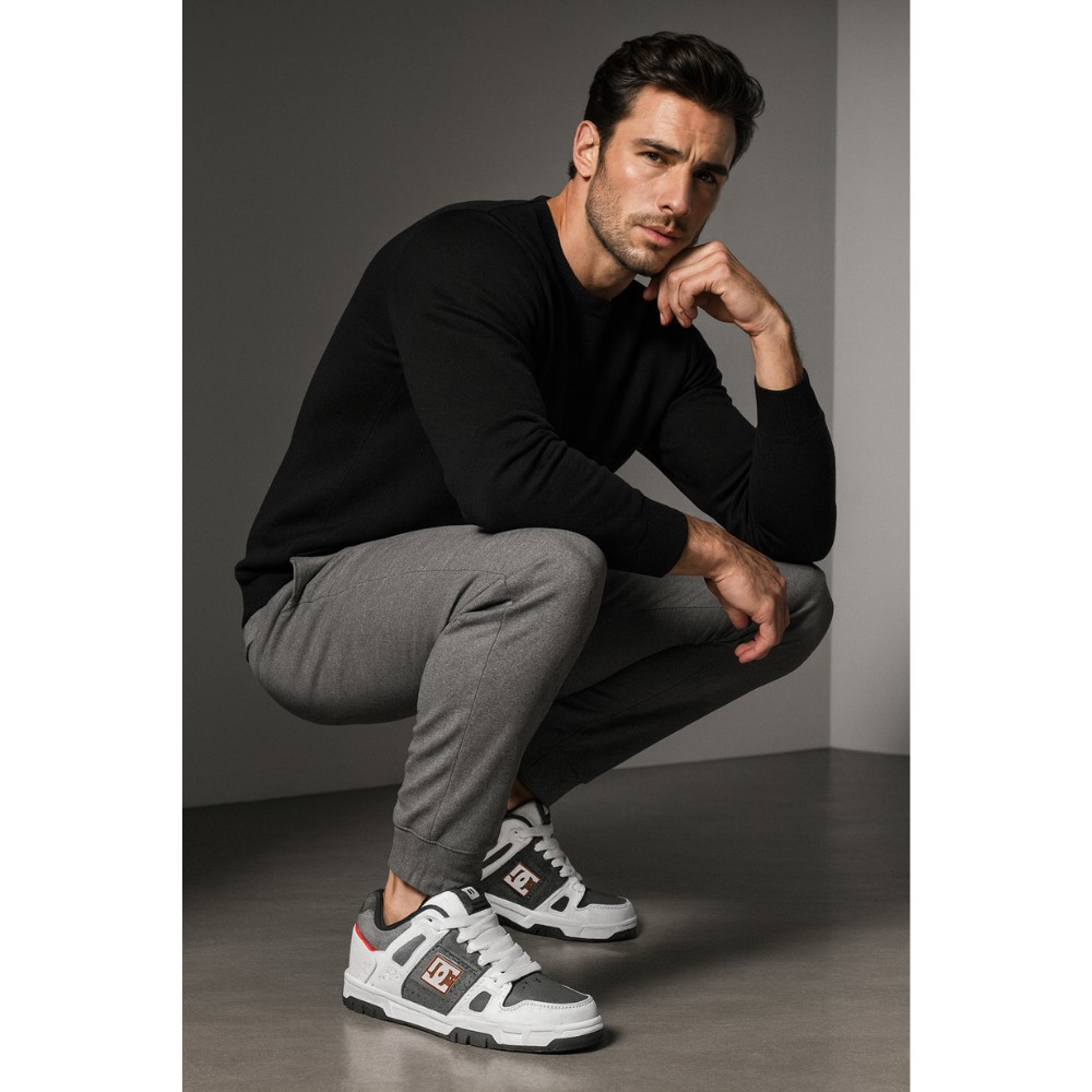 Чоловічі хайтопи DC STAG 320188-XWSS з натуральної шкіри 5900