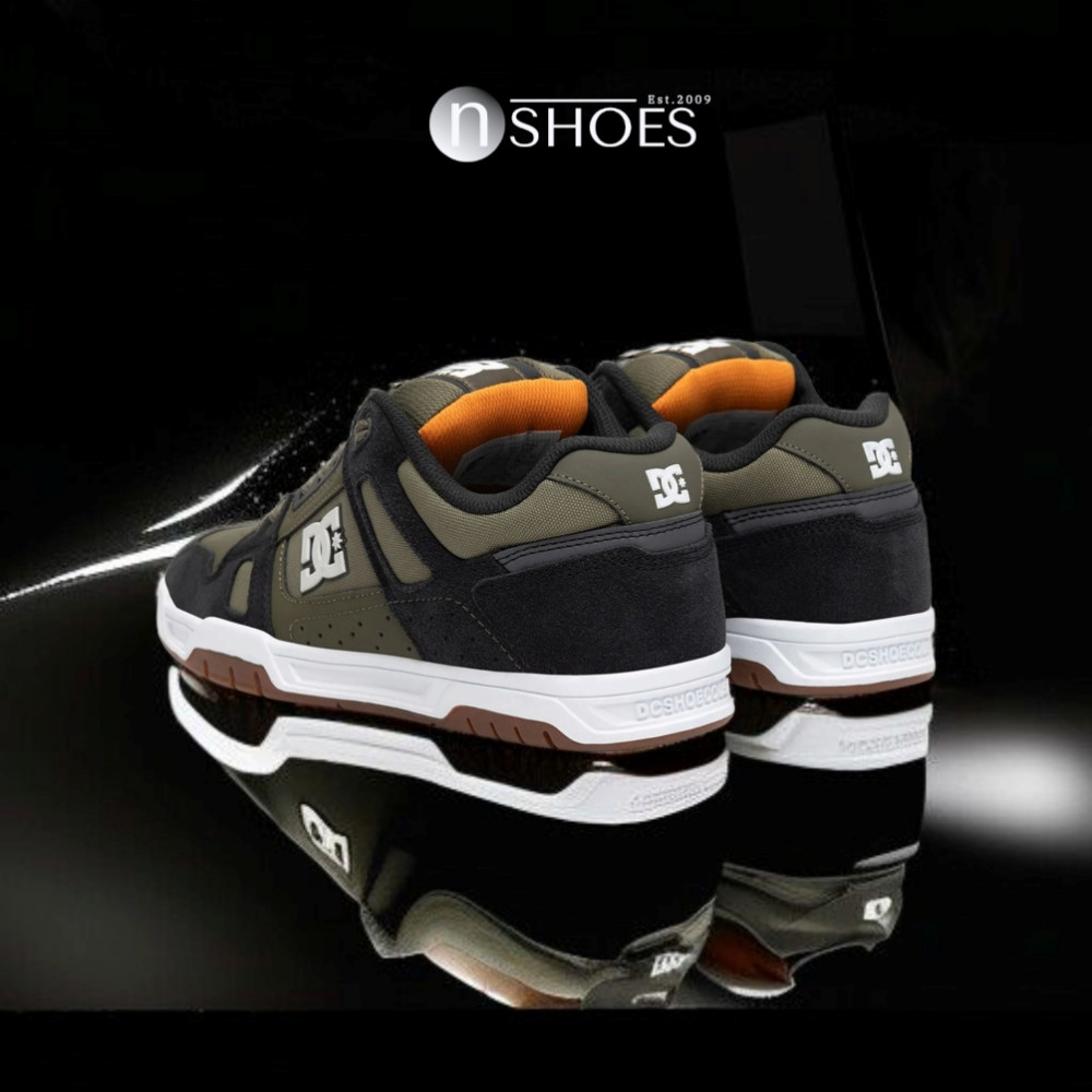 Men's Green High Tops DC Stag 320188-ARO 5902