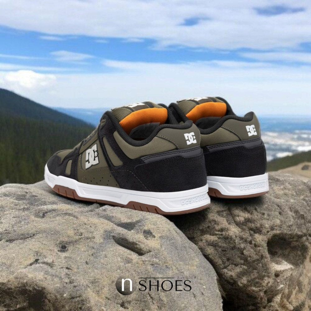 Men's Green High Tops DC Stag 320188-ARO 5902