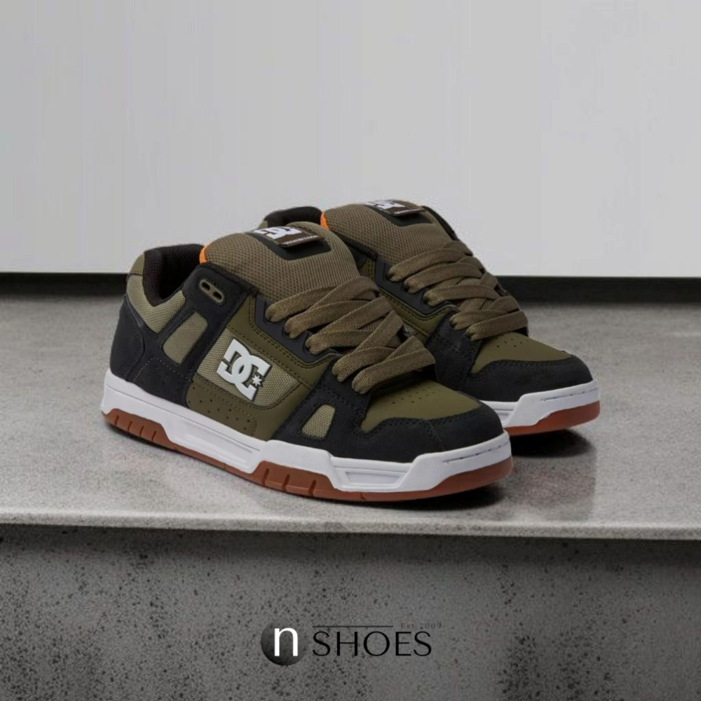 Men's Green High Tops DC Stag 320188-ARO 5902