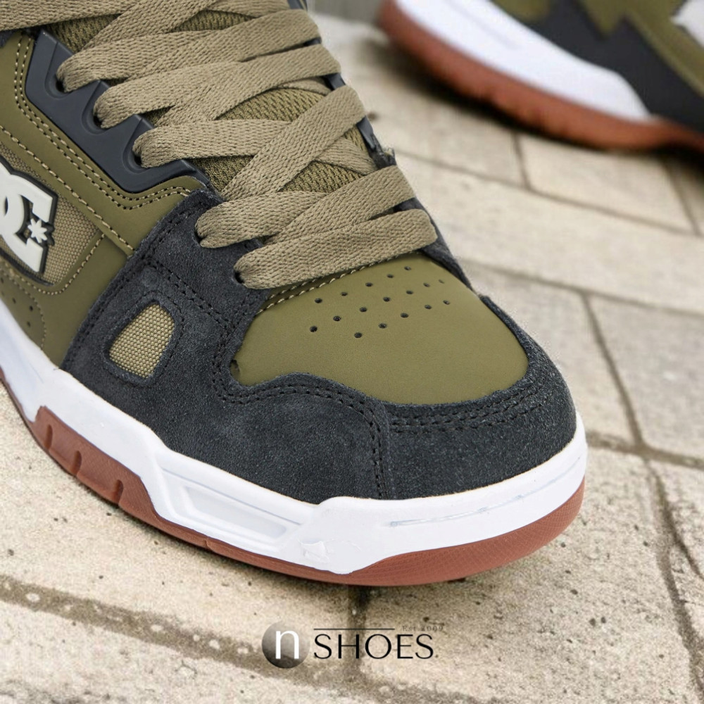 Men's Green High Tops DC Stag 320188-ARO 5902