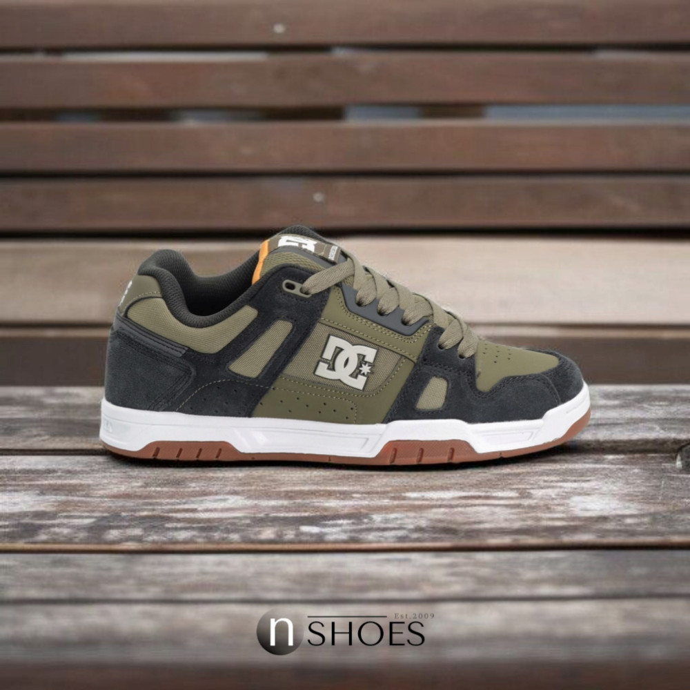 Men's Green High Tops DC Stag 320188-ARO 5902