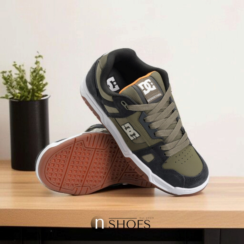 Men's Green High Tops DC Stag 320188-ARO 5902