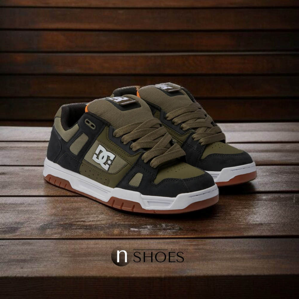 Men's Green High Tops DC Stag 320188-ARO 5902