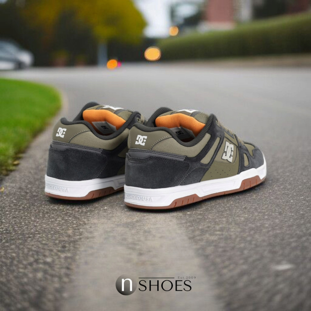 Men's Green High Tops DC Stag 320188-ARO 5902