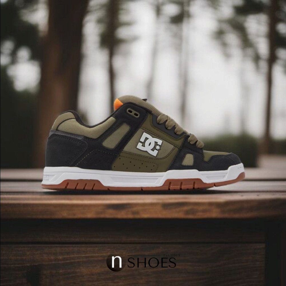 Men's Green High Tops DC Stag 320188-ARO 5902