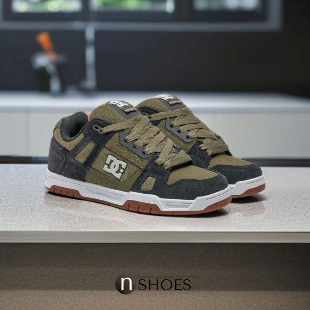 Men's Green High Tops DC Stag 320188-ARO 5902