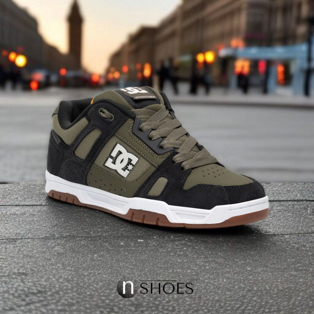 Men's Green High Tops DC Stag 320188-ARO 5902