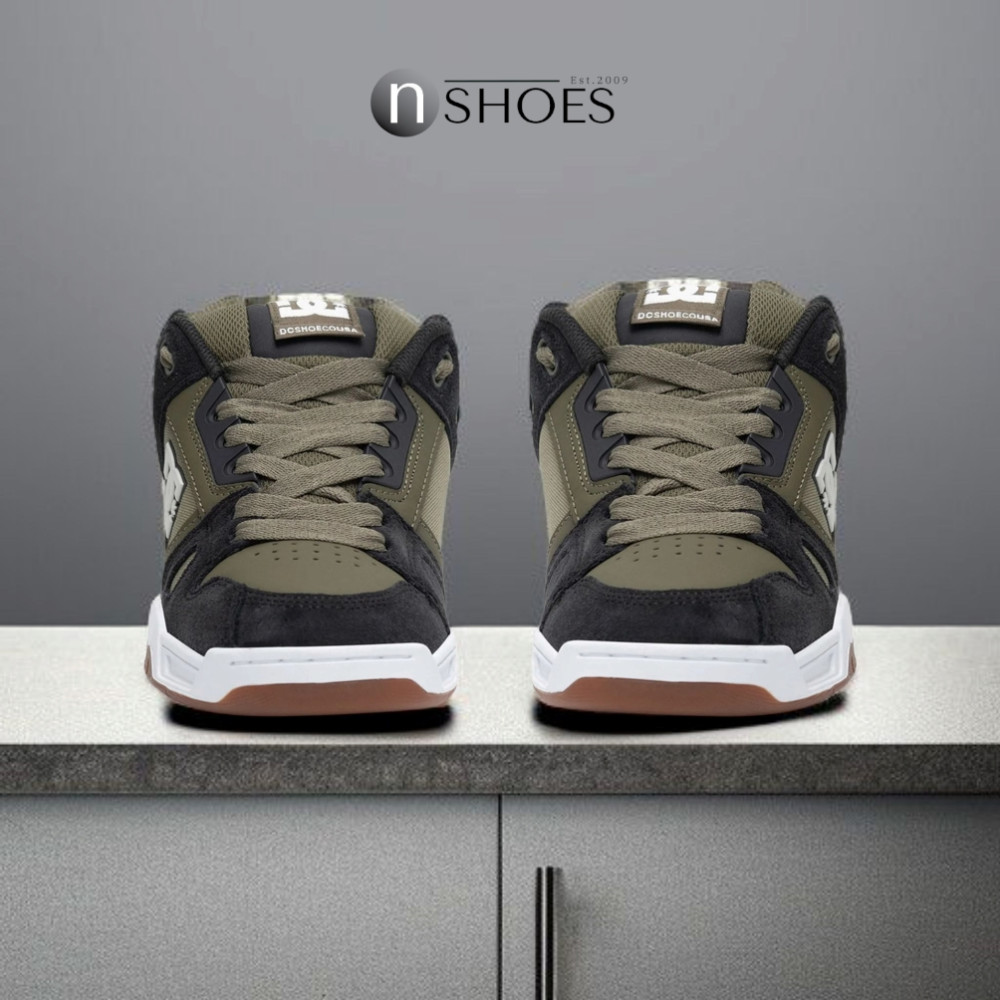 Men's Green High Tops DC Stag 320188-ARO 5902