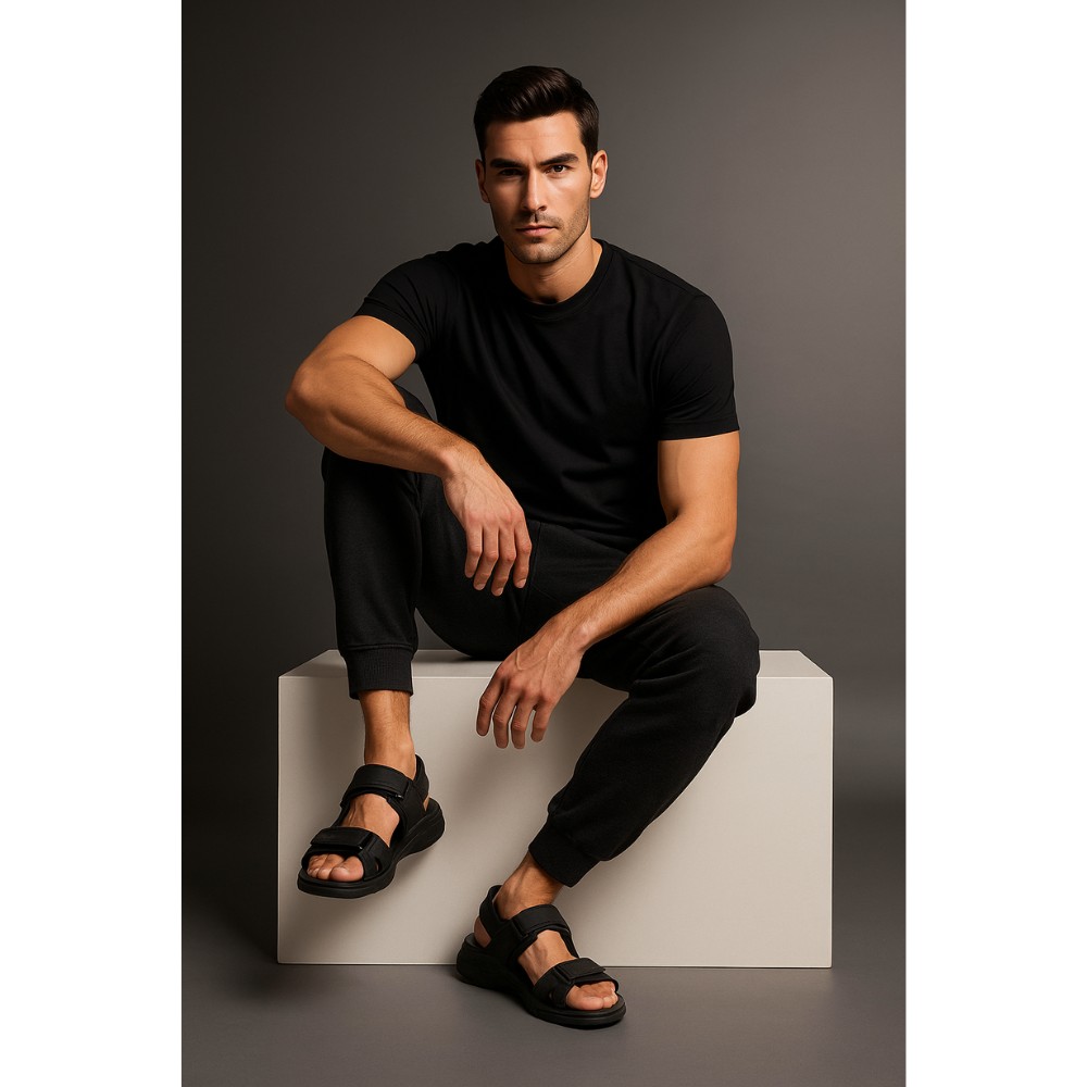 Мужские кожаные сандалии Alex Bens (Украина) модель 5916