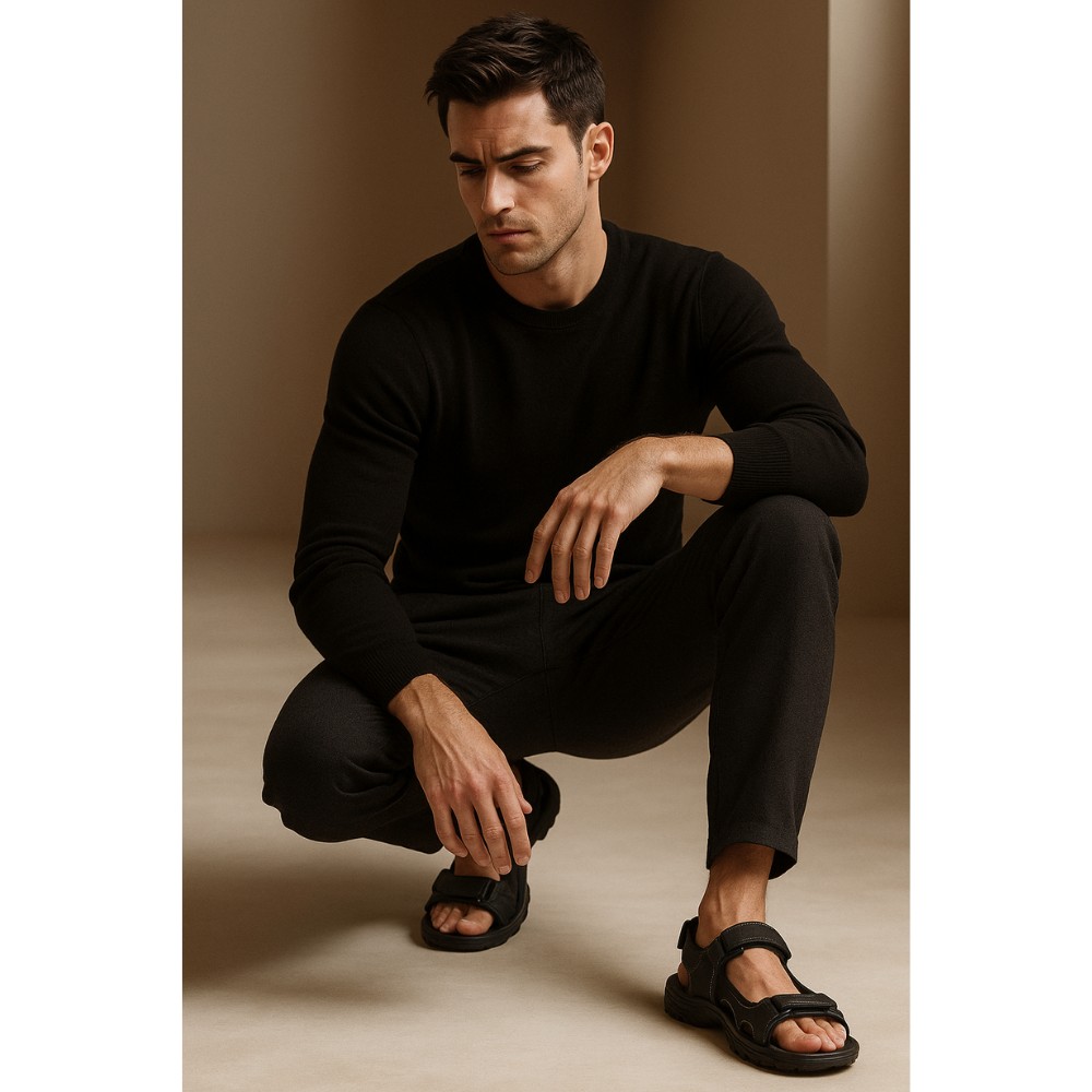 Мужские кожаные сандалии Alex Bens (Украина) модель 5916