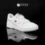 Men's White Leather Sneakers DC Construct ADYS100822-WR6 5917