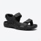 Men's leather black sandals Alex Bens 101e 5920 - comfortable summer shoes in the style of Ecco Onroads from the Ukrainian brand