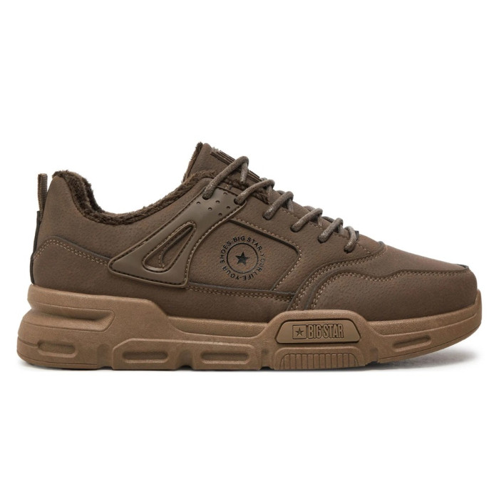 Big Star Shoes OO174580 6054 khaki men’s winter sneakers insulated