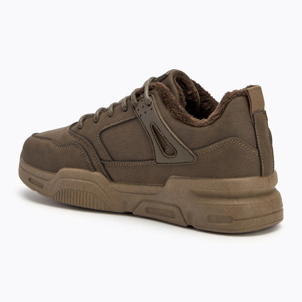 Чоловічі зимові кросівки  Big Star Shoes OO174580 6054 хакі з утепленням