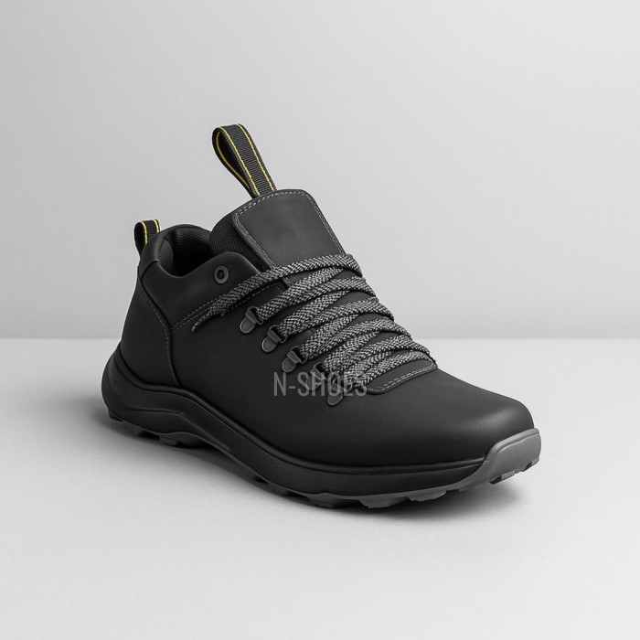 Alex Bens 03-VT-345 6056 men’s winter boots black leather and wool