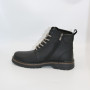 Alex Bens T2B-6072 чорні зимові черевики шкіра і вовна у стилі Dr. Martens
