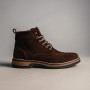 Чоловічі зимові черевики Alex Bens T3B-6073 з нубуку та вовни, коричневі в стилі Dr. Martens