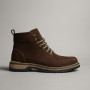 Чоловічі зимові черевики Alex Bens T3B-6073 з нубуку та вовни, коричневі в стилі Dr. Martens