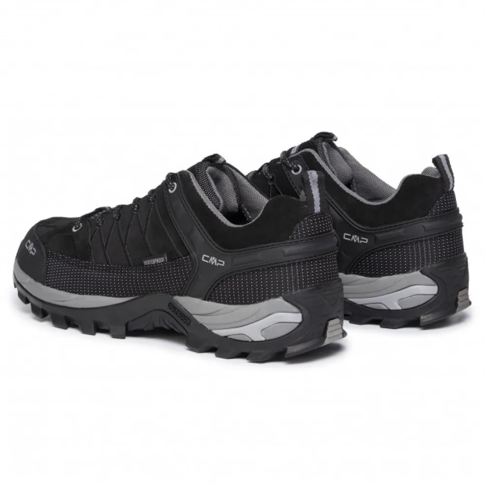 Чоловічі чорні утеплені трекінгові кросівки CMP Rigel Low WP 3Q13247 6075 з мембраною Gore-Tex