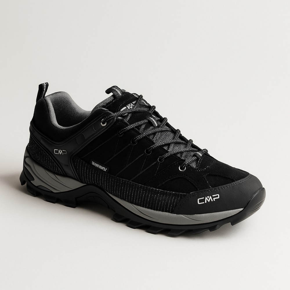 Чоловічі чорні утеплені трекінгові кросівки CMP Rigel Low WP 3Q13247 6075 з мембраною Gore-Tex
