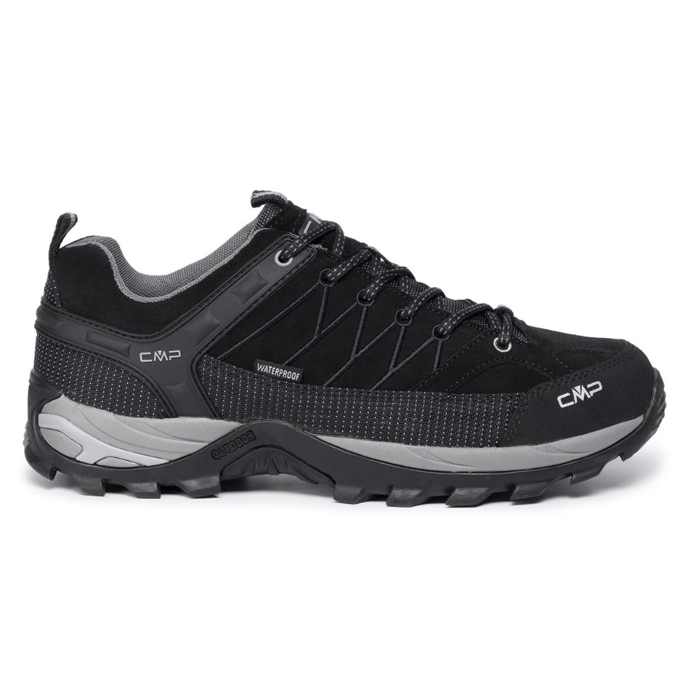 Чоловічі чорні утеплені трекінгові кросівки CMP Rigel Low WP 3Q13247 6075 з мембраною Gore-Tex
