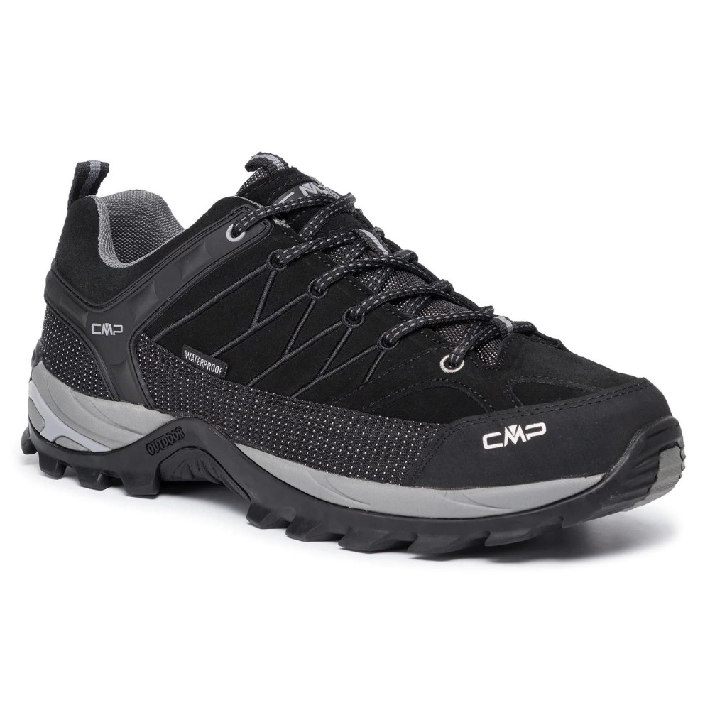 Чоловічі чорні утеплені трекінгові кросівки CMP Rigel Low WP 3Q13247 6075 з мембраною Gore-Tex